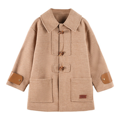 BarryBanny女童毛呢外套呢子大衣