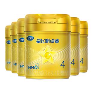 飞鹤星飞帆卓睿奶粉4段6罐官方旗舰店儿童成长学生四段牛奶粉750g