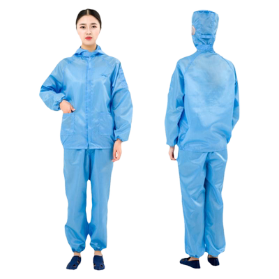 无尘服分体连帽男女防尘洁净服