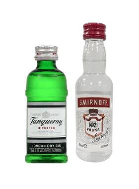 添加利干味金酒+斯米诺伏特加