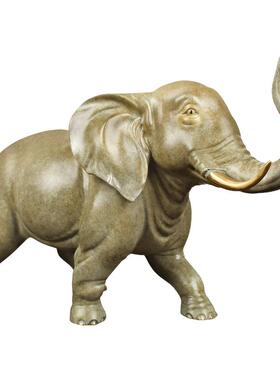 吉祥富贵全铜招财大象摆件工艺品