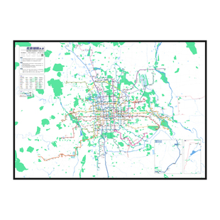 北京上海地铁线路图2028特种纸油画布装饰画创意客厅简约【简办】