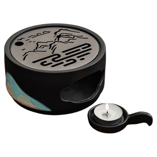 日式烛火温茶炉花茶壶蜡烛加热底座大号远山速热片保温暖茶煮茶炉