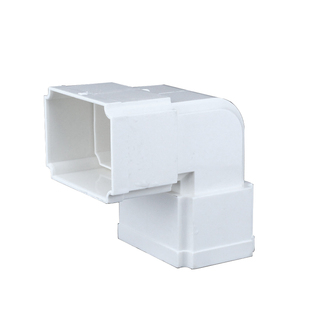 PVC方形排水管110*73雨落水管扁管方管下水别墅工程管件75*50配件