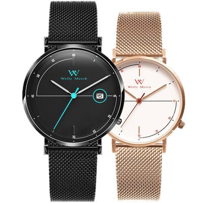 威利默克情侣手表一对防水