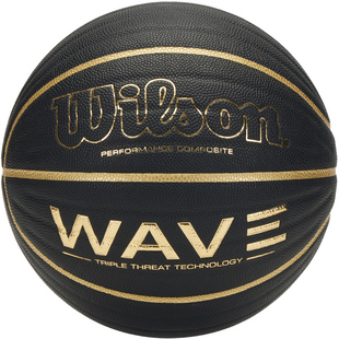 Wilson威尔胜篮球7号WAVE波浪纹黑金室内室外耐磨成人比赛专用球