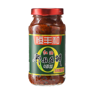 恒丰和郫县红油豆瓣酱零添加四川特产川菜调味辣椒酱家用炒菜专用
