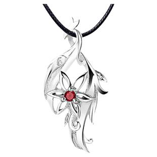 完美世界官方正版联名吊坠 动漫周边火灵儿项链国漫925银饰品