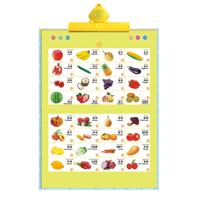 宝宝有声早教挂图读书挂绘本画本