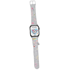 CA.Emoji表情兔 原创双层闪粉DIY小众iWatch表带适用applewatch8