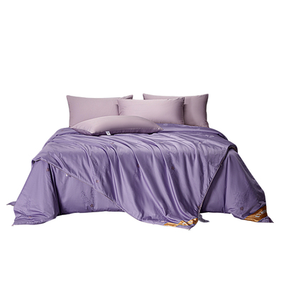 薰衣草静谧紫色蚕丝被7A级深睡被