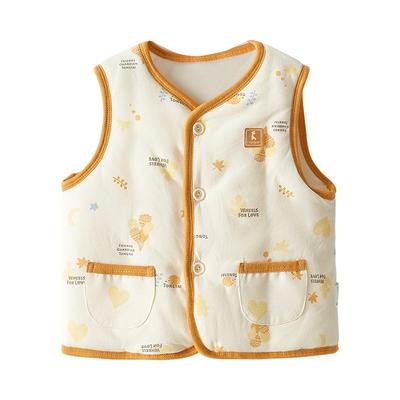 婴儿纯棉马甲童泰春秋