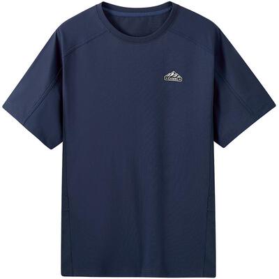 骆驼女装速干短袖t恤2025夏季新款情侣同款透气弹力运动半袖体恤