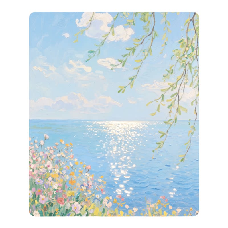 浴室风景装饰贴画透光不透人隐私贴卫生间磨砂玻璃贴膜防窥防走光