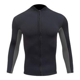 2mm长袖分体保暖泳衣潜水服男女防寒保暖游泳浆板冲浪加大wetsuit