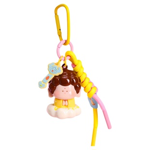 敦煌研究院莲花小佛钥匙扣菩萨挂件可爱公仔包挂文创生日礼物玩偶