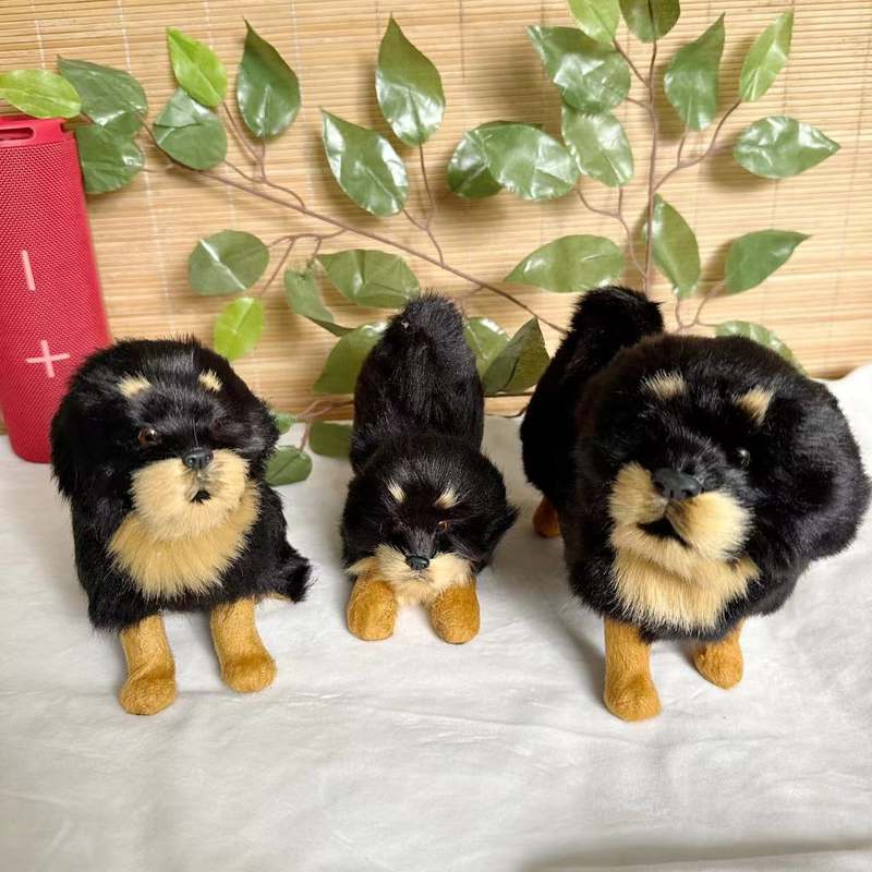 创意家居摆设仿真藏獒摄影狗摆件装饰品教学犬动物模型藏獒模型