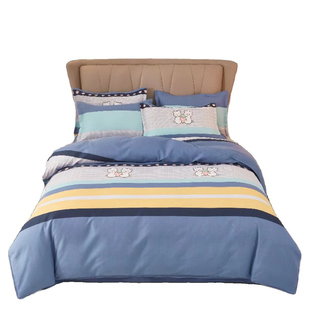 加厚纯棉全棉四件套2026新款被套被罩床单学生宿舍三件套床上用品