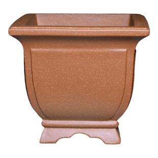 奎面四方形宫灯优质老段泥精品紫砂花盆宜兴手工小盆景盆栽兰花盆