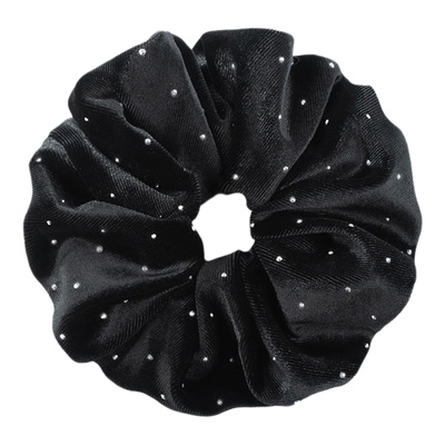 铂瑞珥新款丝绒满天星波点大肠发圈女韩式高级气质时尚丸子头绳