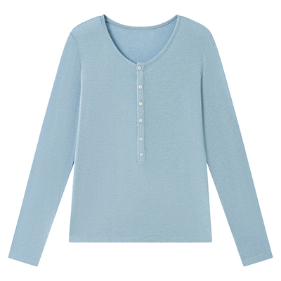 莱赛尔羊毛打底衫保暖百搭氛围感