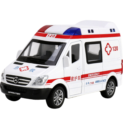 救护车玩具男孩仿真模型