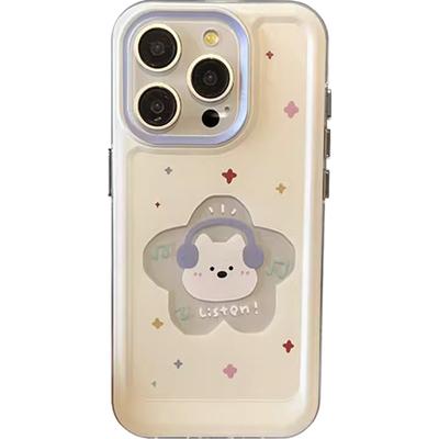 轻风苹果透明少女心可爱卡通狗狗