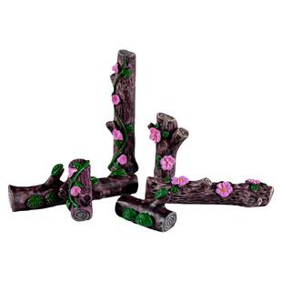 小树桩木桩小木墩沙盘模型摆件树墩树脂工艺多肉苔藓微景观摆件