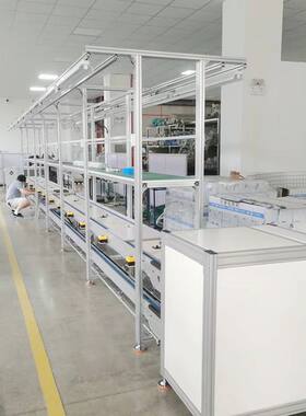 工厂组装新能源全自动化倍速链非标自动化小型链条式生产线输送机