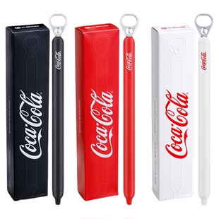 KACO灵悦联名拉环中性笔可乐雪碧芬达拉环创意高颜值速干按动0.5mm黑笔好物文具学生刷题办公签字笔大学生