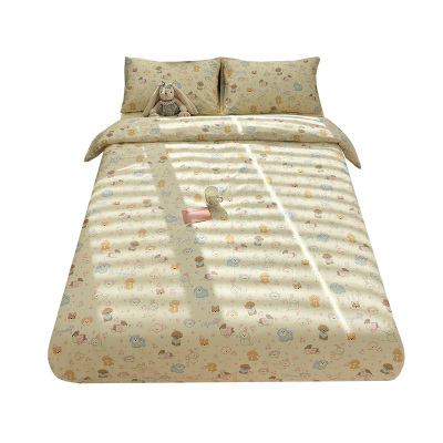 唐朝一只鱼全棉奶fufu卡通床单