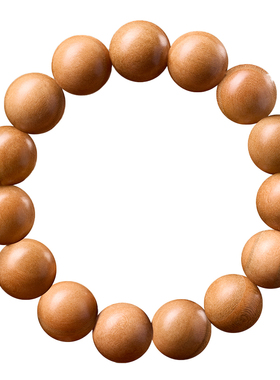 护身符天然泰山老桃木朱砂转运珠