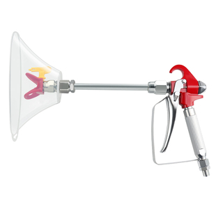 油漆乳胶漆无气喷涂机配件大全通用防飞溅防风长杆喷枪喷漆枪喷嘴