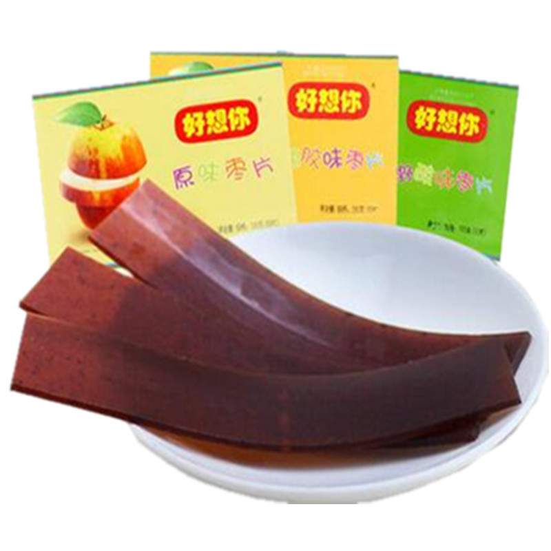 野酸味红枣片好想你原味阿胶包装