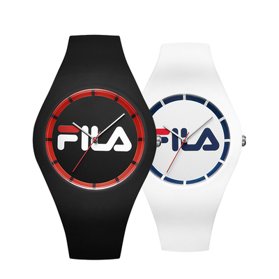 FILA/斐乐礼物手表情侣运动果冻