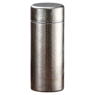 日本孔雀纯钛保温杯生日礼物随行口袋杯新款迷你钛杯男士高档水杯