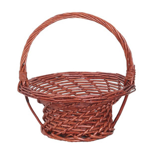 柳编表演小花篮藤编手提舞蹈篮草编拍照汉服道具水果篮酒店婚庆篮