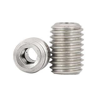 M6M8M10M12M16不锈钢304紧定螺丝空心紧定通孔螺丝阀芯空心螺丝GG