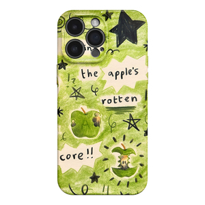 绿绘青苹 适用苹果iphone17手机壳华为pura70小米15荣耀x50红米k80高级感小众vivox200软opporeno15一加ACE5