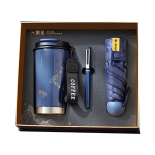 大都文化新品繁星商务文创笔记本316保温咖啡杯金属签字笔礼盒套装可定制LOGO记事本企业送客户员工伴手礼