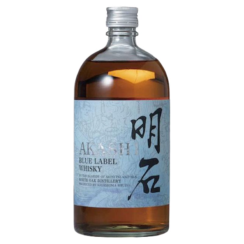 口粮 柔和顺滑 明石蓝标调和威士忌 微烟熏AKASHI Whisky日本进口