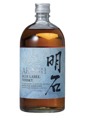 口粮 柔和顺滑 明石蓝标调和威士忌 微烟熏AKASHI Whisky日本进口