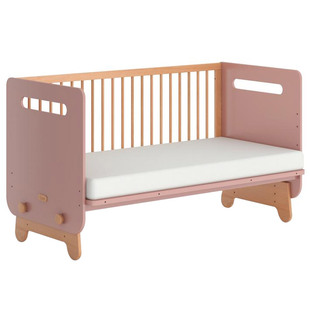 Boori 雅拉实木拼接床新生婴儿床儿童床宝宝护栏床边床可调节森莎