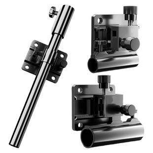 钓箱配件大全三件套加厚通用铝镁合金灯架炮台架鱼护架饵盘架伞架