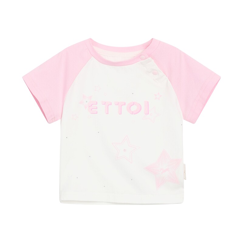 ettoi爱多娃星星印花短袖