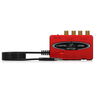 BEHRINGER/百灵达 UCA222/202便携式外接迷你USB外置声卡手机电脑