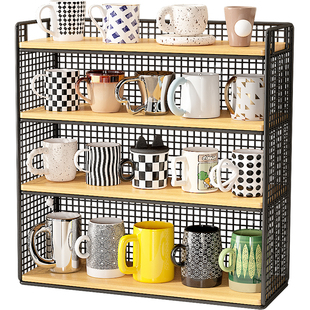 桌上多层置物架工位桌面茶桌茶杯书本收纳架可加高餐桌水杯整理架