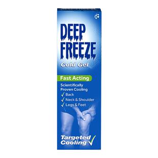 欧洲直邮Deep Freeze冷凝胶100g缓解背部颈部肌肉关节酸痛3支装