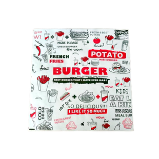 汉堡纸防油纸定制 老北京鸡肉卷纸 食品级一次性包装纸饭团纸加厚