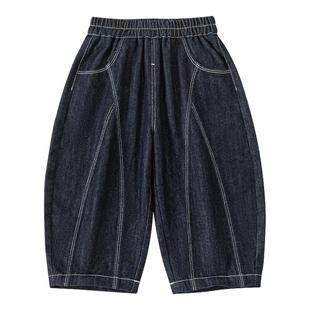 男童裤子加绒儿童牛仔裤2025新款加厚休闲裤宝宝长裤洋气冬装童装